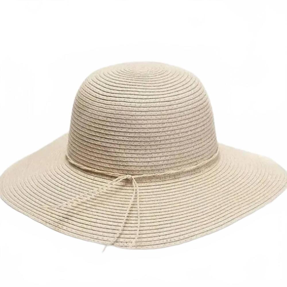 NEW STYLE & CO. women’s wide brim beach sun hat in tan